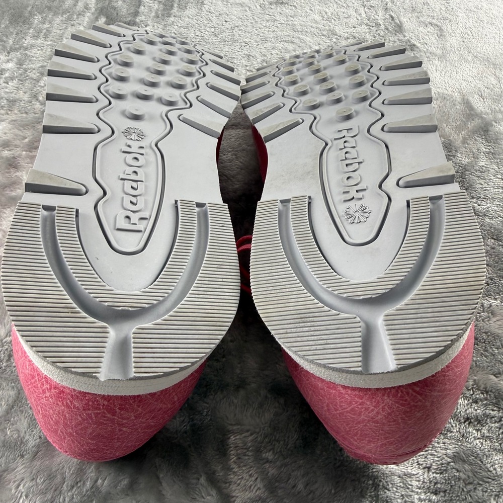 Reebok Classic Leather Eames Astro Pink Distressed Sneakers FZ5860 Womens 7 NICE - Picture 13 of 14